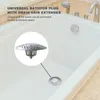 Mattes de bain Évier de salle de bain Stopper Drain Doud Doud -Up Pild Installation et nettoyage de baignoire pour 1,6-2.16