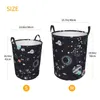 Waschküche schmutziger Korbraum Galaxy Constellation Zodiac Stern Klappkleidung Aufbewahrung Eimer Spielzeug Home wasserdichte Organizer