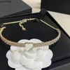 Hoogwaardige parelsketting vol met diamant vergulde 18k gouden ronde ball hanger ketting choker luxe sieraden voor dames valentijnsdag geschenken