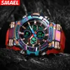 27 Smael Cool Fashion Sports Multi Functional Alloy Men's Electronic Watch Tiktok