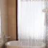 Zasłony prysznicowe Zasłona ze stali nierdzewnej metalowa guzika przezroczysta 3Deva Waterproof and Mleinw