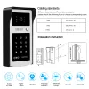 Dzwonki drzwiowe 700TVL RFID wideo Intercom Doorbell Door Drzwi telefoniczne z IR Light Vision Camera Outdood Odporowy