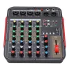 Utrustning Mixing Console Professional Audio Mixer 4 Channel Digital DJ Controller US Plug AC100240V Ljudutrustning för studioinspelning