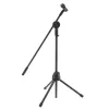 Monopods Black Swing Boom Floor Metal Microphone Stand Ajusterbar Stage Microphone Holder TripoD for Performance Live