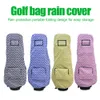 Водонепроницаемая сумка для гольфа защита дождя крышка дождя с капюшоном для гольф -пакета для гольф -тележек для гольф -клуба 240401