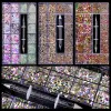 Equipments 21grids/set Nail Art Rhinestones 3d Non Hotfix Irregular Ab Glass Diamond Dotting Pen Kits Micro Beads Nail Accessories Ornament