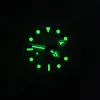 Kits NH34 Dial 28,5 mm S Dial GMT vier handen Green Luminous Watch Dial voor NH34 Movement Watch Accessoires Repair Tool