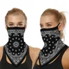 Bandanas unisex ucha wiszące na zewnątrz rower UV Ochrona UV kwiatowy rower rowerowy Summer anty-UV Mask