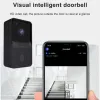 Dzwonki drzwi wielofunkcyjny x1 dzwonek dzwonka LED Light Doorbell Security Alarm