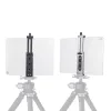 Monopods Xj15 Metal Tablet Phone Stand Holder Clip Tripod Mount with 1/4" Screw Hole Cold Shoe Mount for Microphone Led Video Light Stand