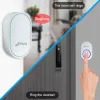 Kits CPVAN Intelligent Wireless Doorbell 58 Ring Songs Smart Door Bell Chime EU UK US Plug TUYA APP Wifi Doorbell Alarm System