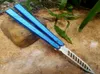 Тренер TheOne Falcon Butterfly Jilt Knife D2 Blade 6061 авиационная алюминиевая ручка втулки качающийся нож EDC подарок 3705943