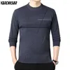 Men's Sweaters Male Knit Jumpers Tops Sweater Pullover For Men Thick Autumn Winter Dad Father Fashion Casual Clothing 00369