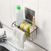 Kitchen Storage Hanging Rack Rag Dish Cloth Sponge Holder Basket Bathroom Shampoo Towel Drain