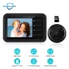 Doorbell Peephole Camera 2,4 tum Display Video Doorbell Home Door Bell Night Vision Digital Door Viewer Entry System för hemsäkerhet