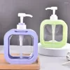 Vloeibare zeepdispenser 1/2/3 stks keuken handgerecht fles badkamer shampoo douchegel press type opslag 300/500 ml