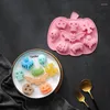 Bakvormen 8even Halloween -thema 3D pompoenvakantie vorm siliconen cake dessert aanvullend voedsel DIY handgemaakte zeep ijsvorm epoxi