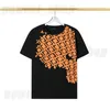 2024 Mens plus size camisetas camisetas tshirts de luxo Casual Cotton Spring Summer Summer Letter Classic Letter Black White Orange Olhos Geometria Tops 3xl xxxl