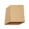 Mailers 10pcs/lot Brown Corrugated Paper Box Office Supplies Carton Gift Packing Box Postal Express Shipping Package Box