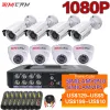 SISTEMA 1080P SECIFICAZIONE SISTEMA SISTEMA 8/4 CANALE DVR REGISTRATORE E 2/4/6/8PCS 1920 2MP AHD AHD Sorveglianza interna Sorveglianza CCTV