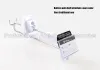 Kits 100pcs/lot retail shop accessories security display slatwall hook white color free shipping(15cm&18cm&25cm)