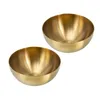 Geschirrsets 2pcs Mischschalen Edelstahl Salat Nistting Dessert Japanische Servieren Kochen