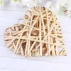 Decoratieve beeldjes 3 PCS Vintage Decor Hangende hartvormige decoraties Hanger voor Valentijnsdag Bamboo Baby Showcase Hangers