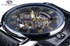 CWP Forsiner Black Golden Roman Watch Horloge Secondes Hands Independent Design Mécanique Match Hand Wind pour hommes Résistant à l'eau 1616125