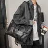 Duffel Väskor stor kapacitet Crossbody Luxury Mens Korean version Business Travel Computer Bagoptop grossist av avslappnad bärbar