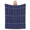 Blankets Gers Tartan Blanket Soft Warm Flannel Throw Bedspread For Bed Living Room Picnic Travel Home Couch