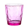 Tasses Soucoupes 1pc 210 ml d'eau Ergonomique Anti-slip Brinking Juice Tea Milk Milk Transparent for Home Supply Bar Party Tools