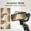 Monopods funsnap 3axis handheld gimbal call telefoon stabilisator voor iPhone Tripod Gimbal smartphone video -opname versus BaseU's