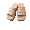 Scarpe per pantofole per donne 2024 Summer Platform Apri Piattaforma a colori Solido Ledies Ladies Zapatillas de Nest Summer con Box SZ 36-45