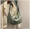 Shoulder Bags Korean Canvas Women Bag Female Student Messenger 2024 Fashion Crossbody Bucket Oxford Cloth Handbags Shoppers