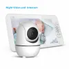 Monitorer 7 tum trådlös babymonitor med PTZ -kamera hög upplösning Nanny Security Camera Night Vision Temperaturövervakning