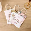 Gift Wrap Cute Cartoon Kraft Paper Baghank You Bag Tote Christmas Thanksgiving Baby Shower Birthday Party Wrapping