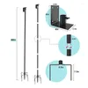 Andra fågelförsörjningar House Pole Mount Kit - Justerbar matare Post Support Rod Stand Set Universal Black With 5 Prongs