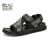 Sandals Sandals Men Shoes 2020 Gladiator Mens Sandals Fashion Men Shoes Summer Flip Flops Gray Black Flat Sandals Big Size 3648