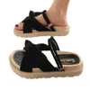 Top -Internet Coole Pantoffeln für Frauen Sommer Sandal Fashion Zwei tragen Schwammkuchen Dicke Solted Beachschuhe Flip Flop Sandles Heels 240228