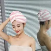 Serviette 1 pcs magic microfibre baignade de cheveux secs coiffes de cheveux secs rapides de salle de bain turban de salle