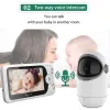 Monitors OULU 4.3 Inch Wireless Video Baby Monitor With Remote Pan Tilt Camera Two Way Talk Auto Night Vision Kids Security Surveillance