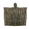 Calzature a caccia 3d mimetico ghillie con vestiti per berretto giungla mantello poncho camo foglia bionica per accessori per fotografie da cecchino