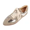 Scarpe casual appartamenti sport in pelle scamosciata sneakers designer che cammina che corre in estate 2024 pizzo di viaggio accogliente Zapatos Femme