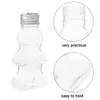 Vases 10 Pcs Christmas Bottle Trees Decor Gingerbread Man Shape Bottles Water Bottlw Container The Pet Xmas Pendant