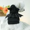 Hundekleidung Kleidung Herbst Winter süße Weihnachtsfest -Halloween Little Fledermaus -Coplay -Transformation Outfit Open Button Hoodie Teddy Frise