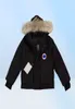 Winter Canadian Designer Goose Down Jackets Highend Boys Girls Hoodie Matefre 98 Down Wolf Fur Collar Collar de marque Wholesa3316363