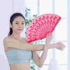 Dekorativa figurer Kvinnor PEALKIN Dekorerad Folding Plastic Hand Fan Dance (Pink)