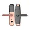 Lock Fechadua Digital Finger Imprint Lock Home Segurança de segurança Handeld Handle sem chave Porta de entrada Tuya Smart Life App Digital Locks