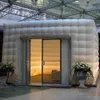 wholesale Outdoor White Portable Inflatable Square Tent Marquee/Air cube Tents wedding photobooth photo booth for Party or Trade Show