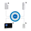 Sbiancante sirena strobo flash wireless 433MHz WiFi Sound e Flash Strobe Sensore USB Potenza USB per il sistema di allarme per ladri per la casa